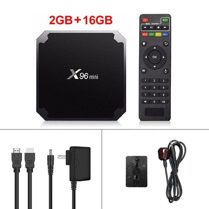 Compact Android 7.1 TV Box Streaming Media Player
