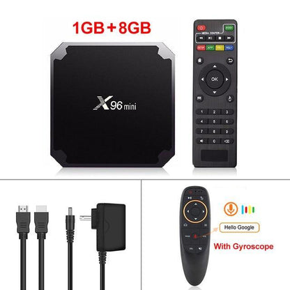 Compact Android 7.1 TV Box Streaming Media Player