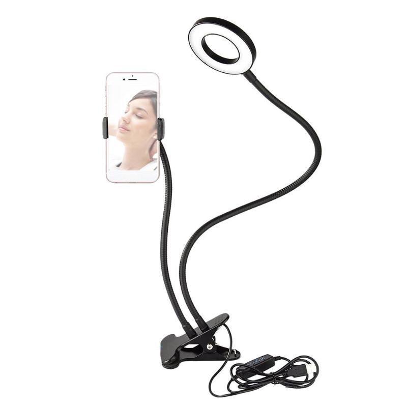 Portable Phone Stand With LED Selfie Light - Fesara
