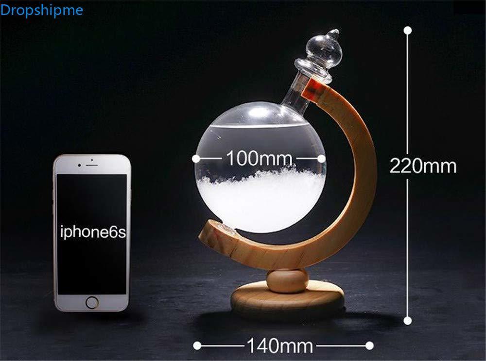 Classic Storm Glass Weather Predictor Desk Globe
