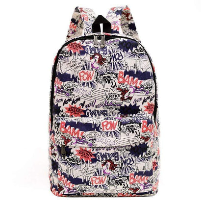 Vintage Style Canvas Backpack Bag