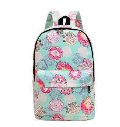 Vintage Style Canvas Backpack Bag