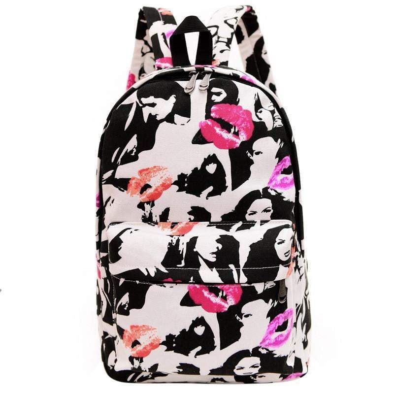 Vintage Style Canvas Backpack Bag