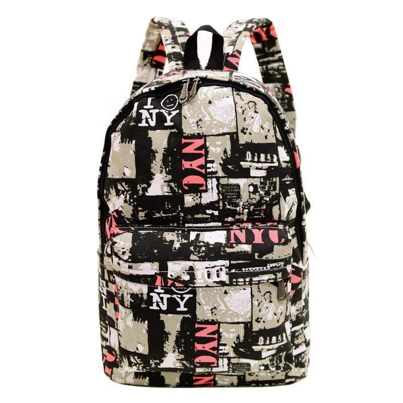 Vintage Style Canvas Backpack Bag