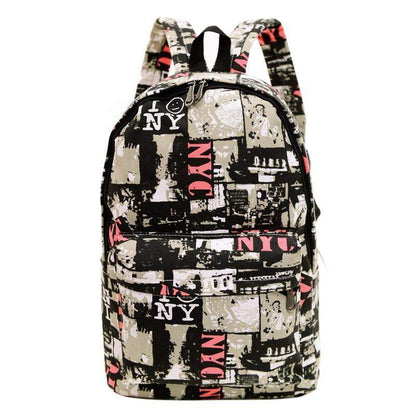 Vintage Style Canvas Backpack Bag