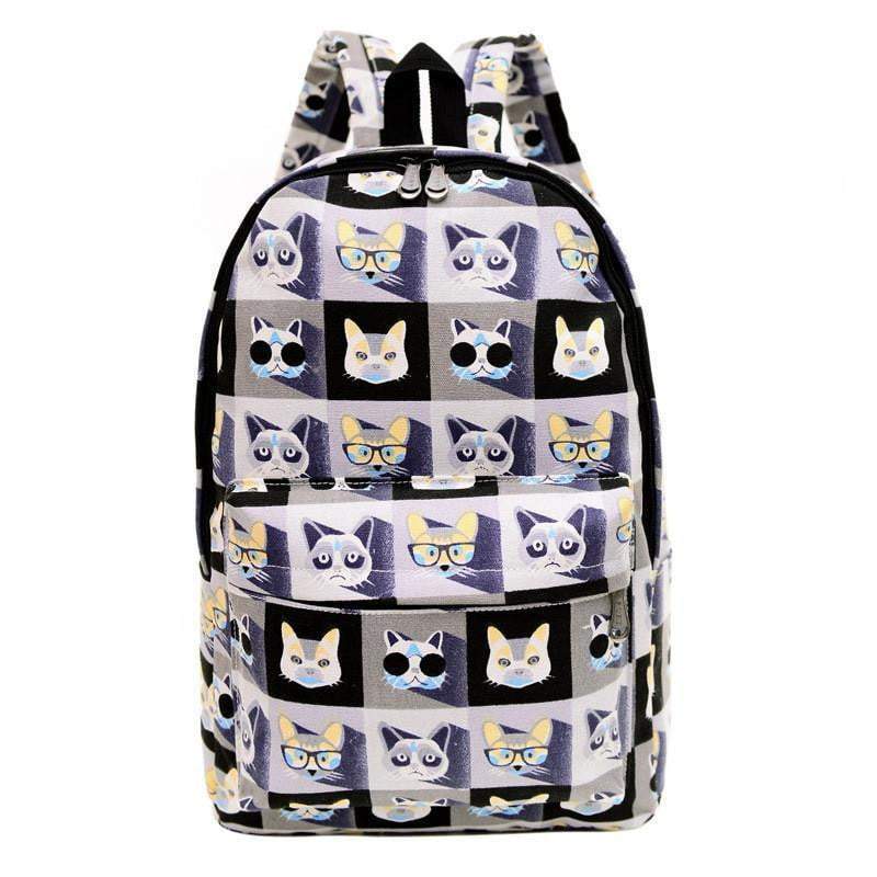 Vintage Style Canvas Backpack Bag