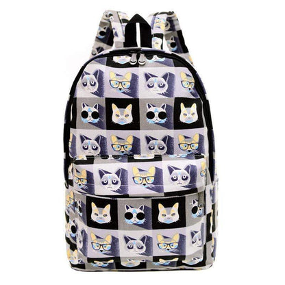 Vintage Style Canvas Backpack Bag