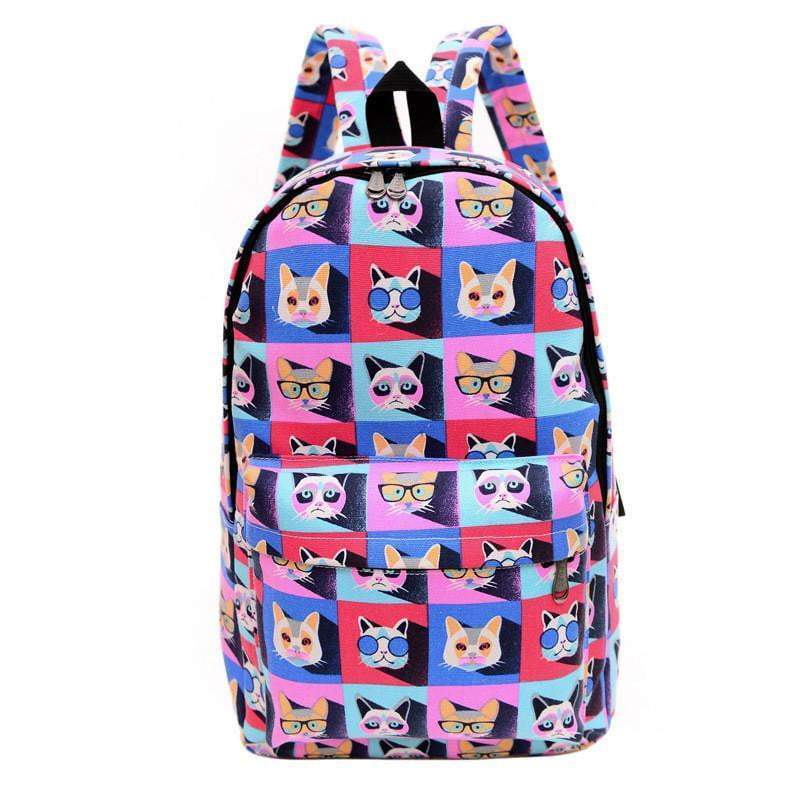 Vintage Style Canvas Backpack Bag