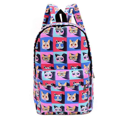Vintage Style Canvas Backpack Bag