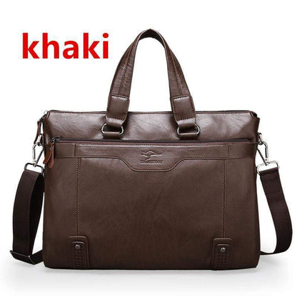Stylish Men's Executive Leather Messenger Bag