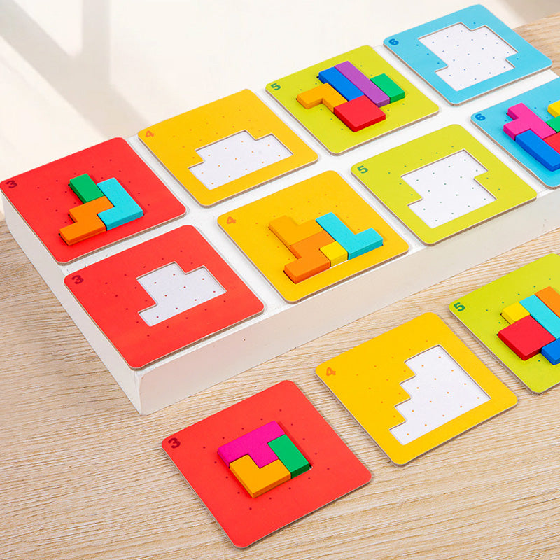 Fun Learning Building Blocks Puzzle Set