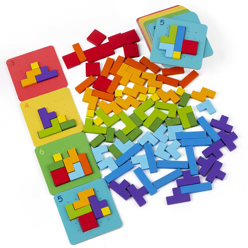 Fun Learning Building Blocks Puzzle Set - Fesara