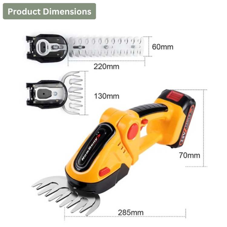 Easy Grip Cordless Hedge and Shrub Cutter