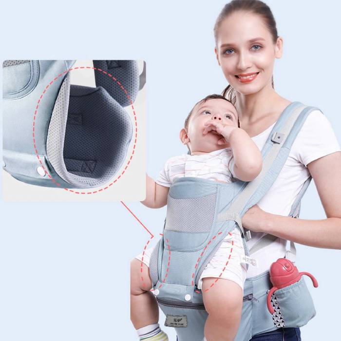 Comfortable Baby Sling with Pocket – Cotton Infant Carrier