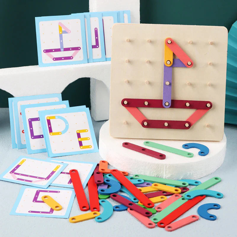 Colorful Wooden Jigsaw Puzzle Board - Fesara