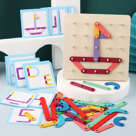 Colorful Wooden Jigsaw Puzzle Board - Fesara