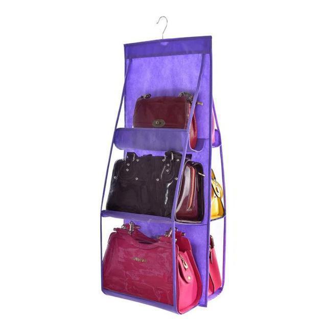 Collapsible Purse Hanging Storage Organizer