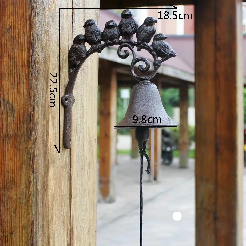 Rustic Metal Door Bell – Traditional Entryway Doorbell