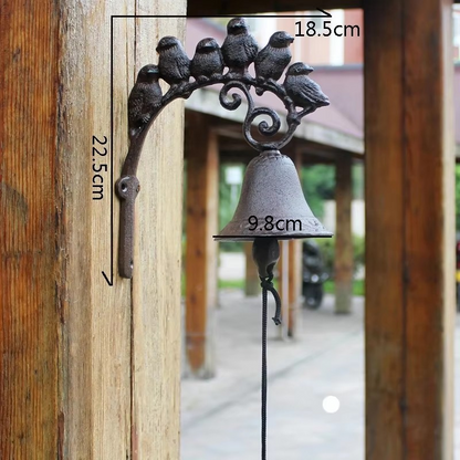 Rustic Metal Door Bell – Traditional Entryway Doorbell