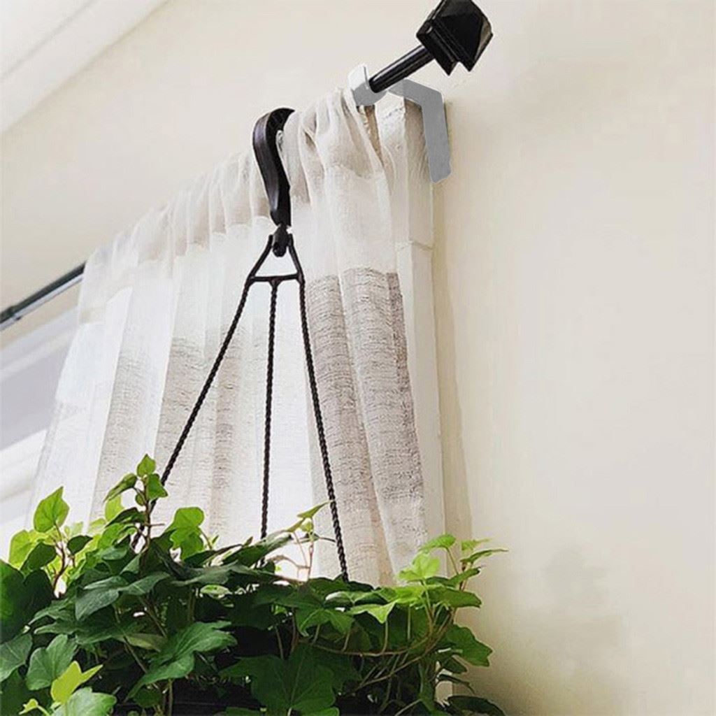 Easy Install Curtain Rod Bracket Set (2pcs)