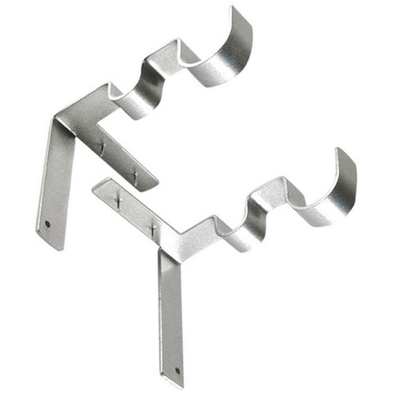 Easy Install Curtain Rod Bracket Set (2pcs)