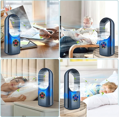 Compact Silent Personal Air Cooling Fan System