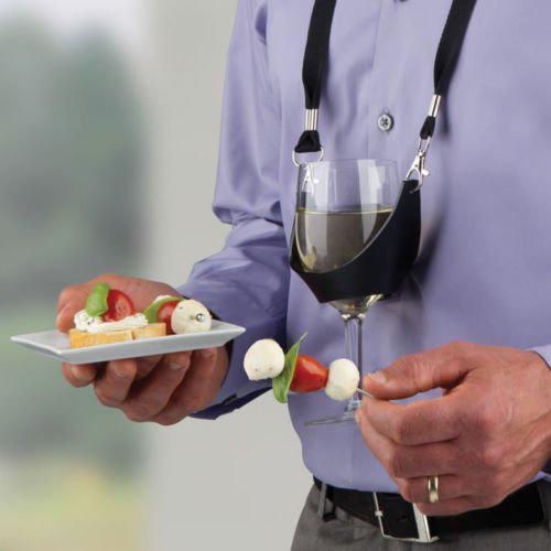 Fun Wine Glass Necklace Holder - Fesara