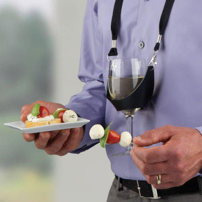 Fun Wine Glass Necklace Holder - Fesara