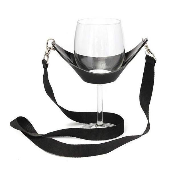 Fun Wine Glass Necklace Holder