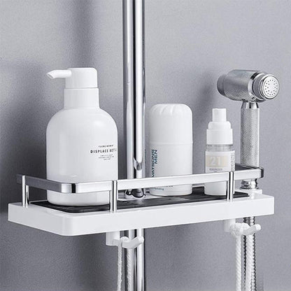 Wall Mounted Shower Caddy - Compact Bathroom Organizer