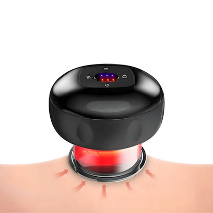 Fast Pain Relief Massage Cup with Red Light Therapy
