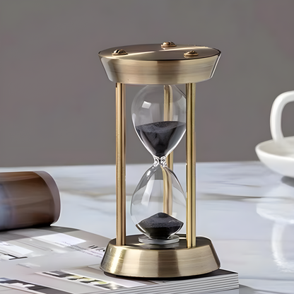 Vintage Metal Sand Timer
