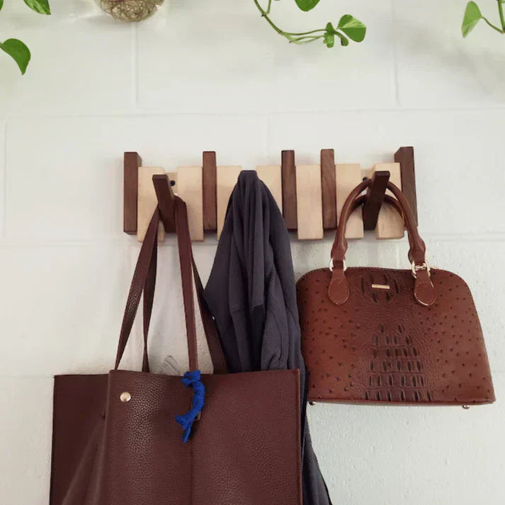 Stylish Wooden Coat Hook for Hanging Storage