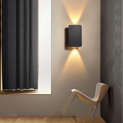 Simple Wood LED Wall Lamp with Dimmable Light