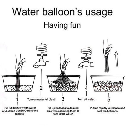 Fast Fill Large Water Balloon Party Set
