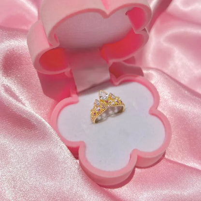 Princess Crown Style Necklaces and Rings