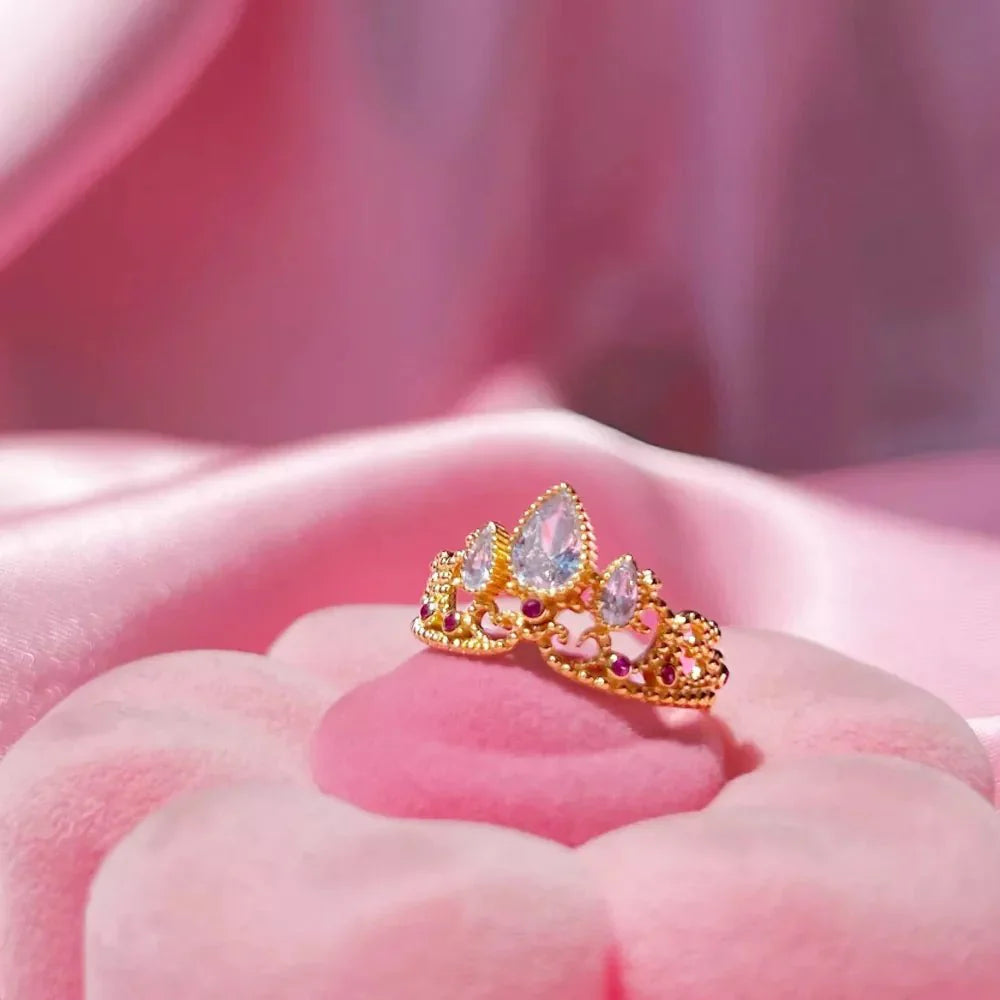 Princess Crown Style Necklaces and Rings