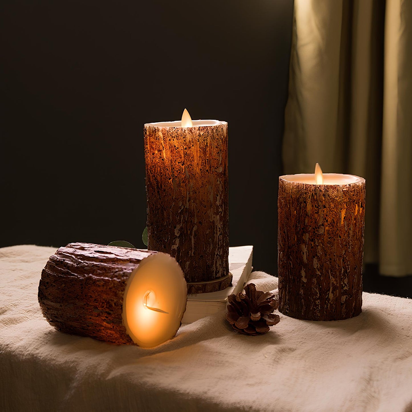 Realistic LED Flicker Candle Set