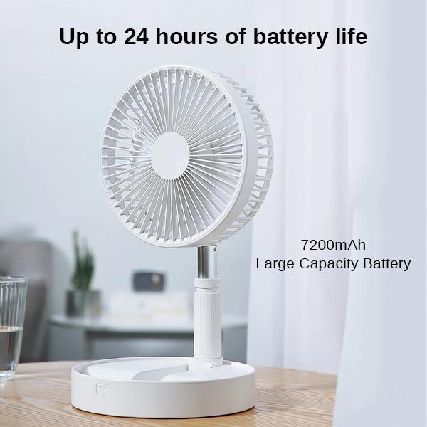 Portable Compact Folding Desk Fan