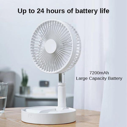 Portable Compact Folding Desk Fan