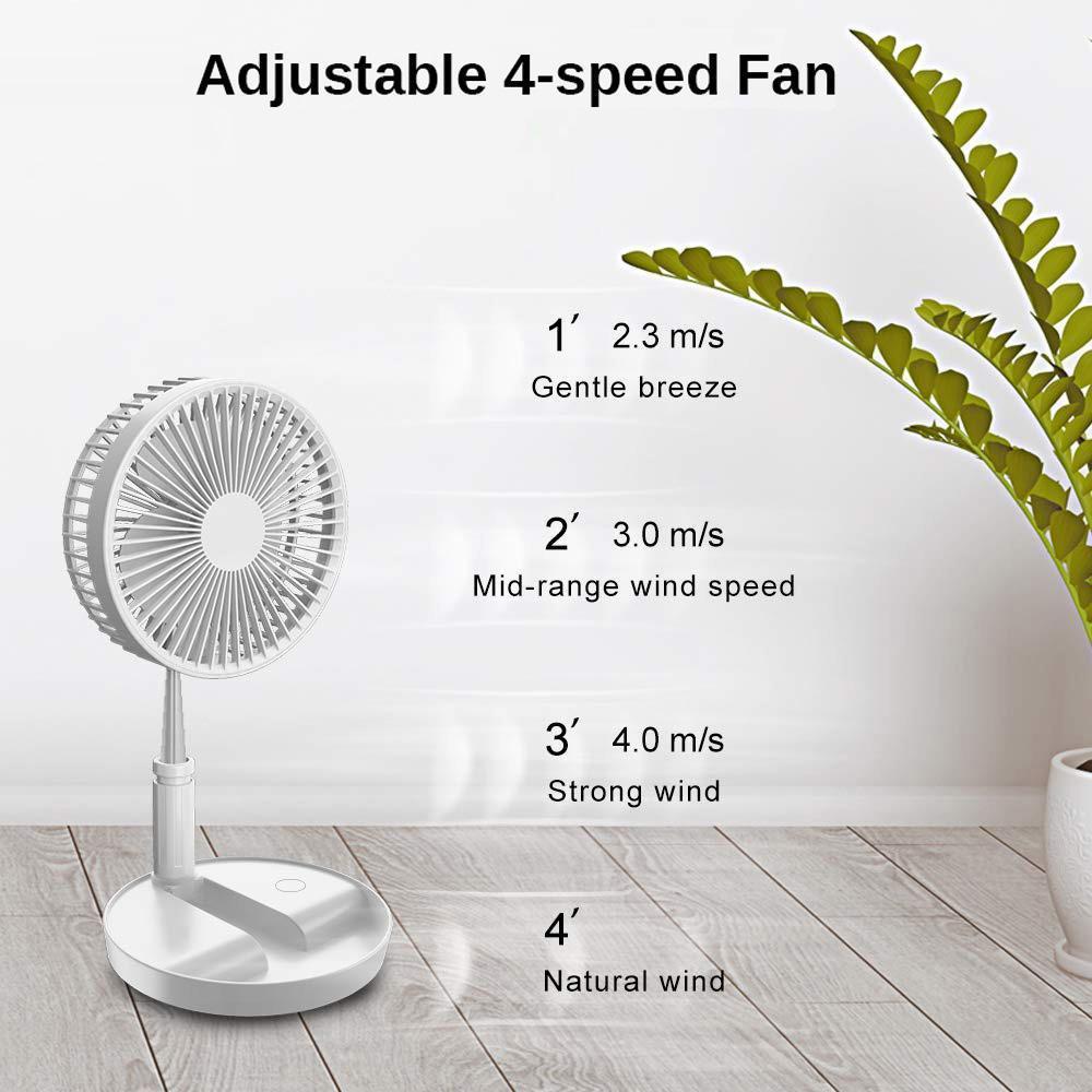 Portable Compact Folding Desk Fan