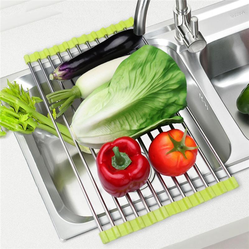 Space Saving Folding Dish Rack - Fesara