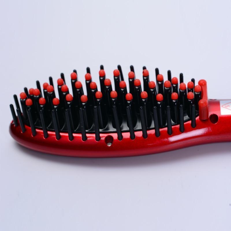 Heat Straightening Hair Brush Comb - Fesara