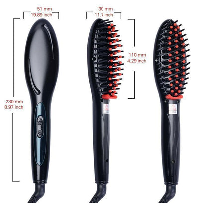 Heat Straightening Hair Brush Comb