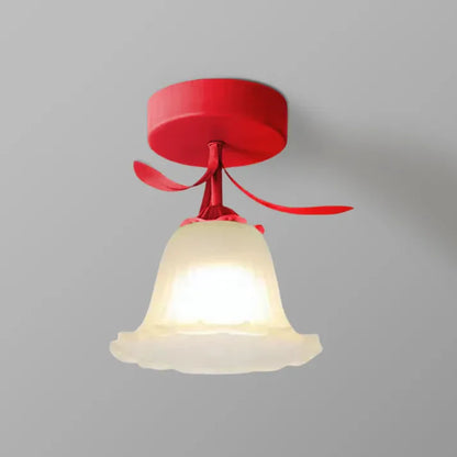 Small Floral Hanging Lamp