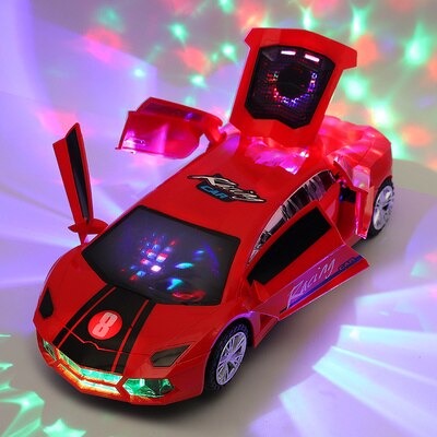Turbo Transforming Stunt Car 360° Rotation Toy