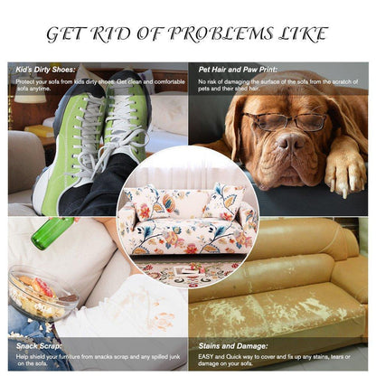 Washable Fitted Couch Slipcover