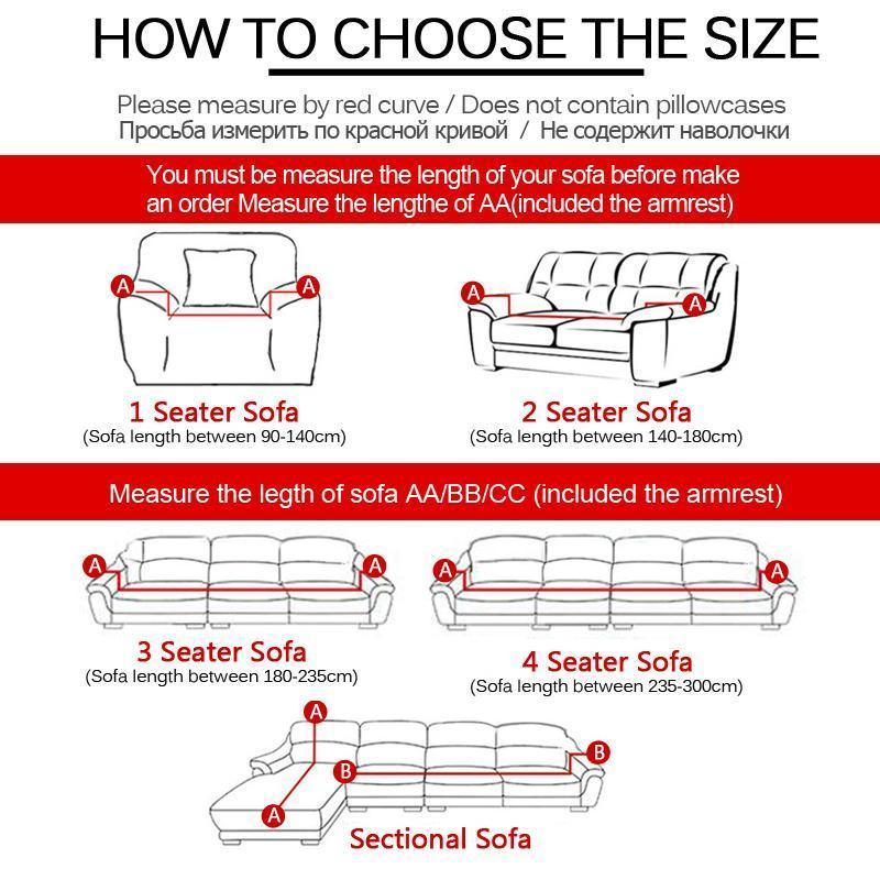 Washable Fitted Couch Slipcover