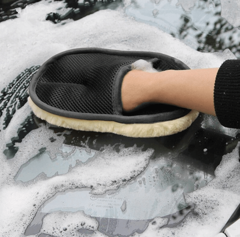 Premium Car Microfiber Cleaning Mitts