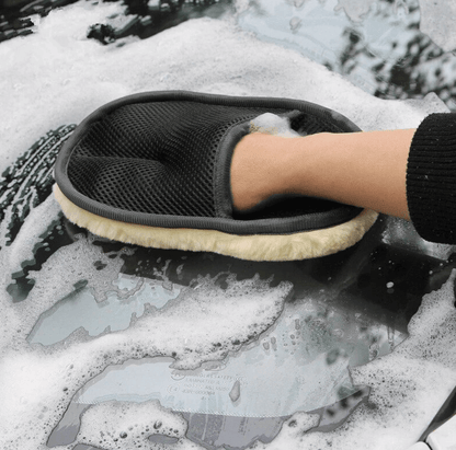 Premium Car Microfiber Cleaning Mitts